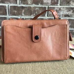 Genuine Leather Phone Crossbody Bag